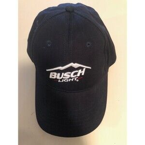 Busch Light Baseball Cap Hat Blue New Adjustable